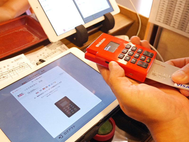 iPadとカードリーダーを接続